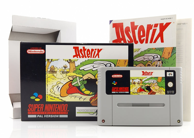 Super Nintendo Spiel : Asterix - SNES Modul OVP Anleitung | PAL Game