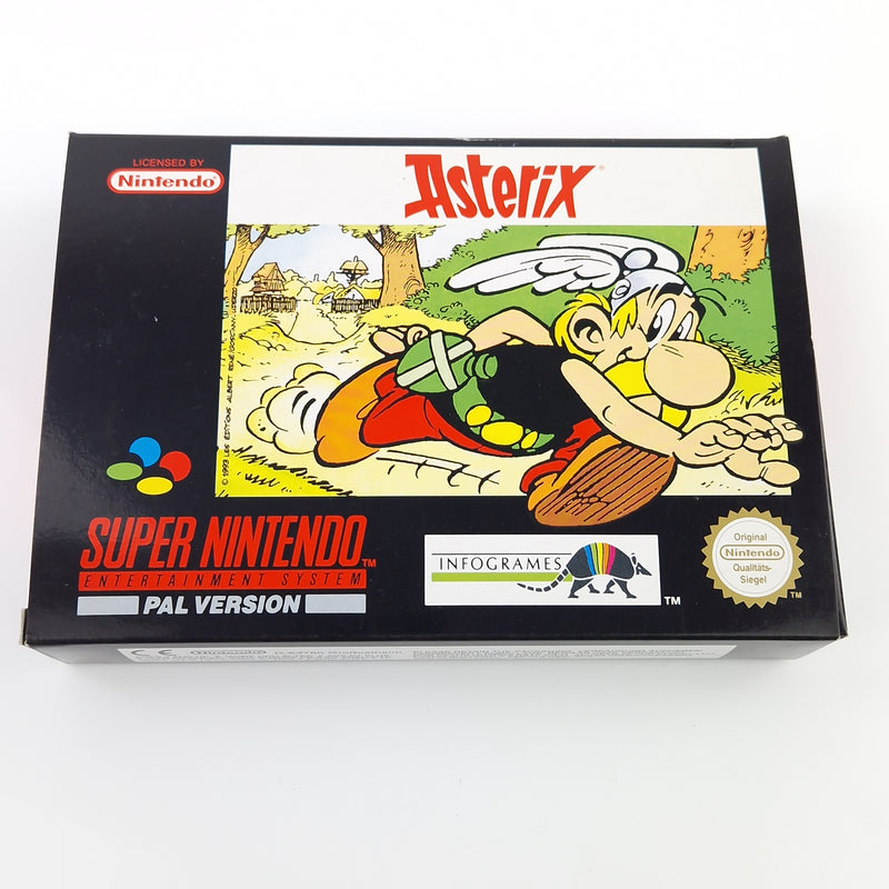 Super Nintendo Spiel : Asterix - SNES Modul OVP Anleitung | PAL Game