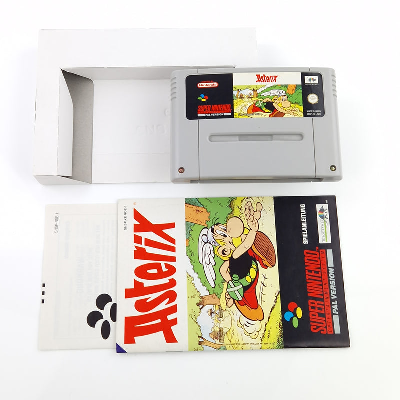 Super Nintendo Spiel : Asterix - SNES Modul OVP Anleitung | PAL Game