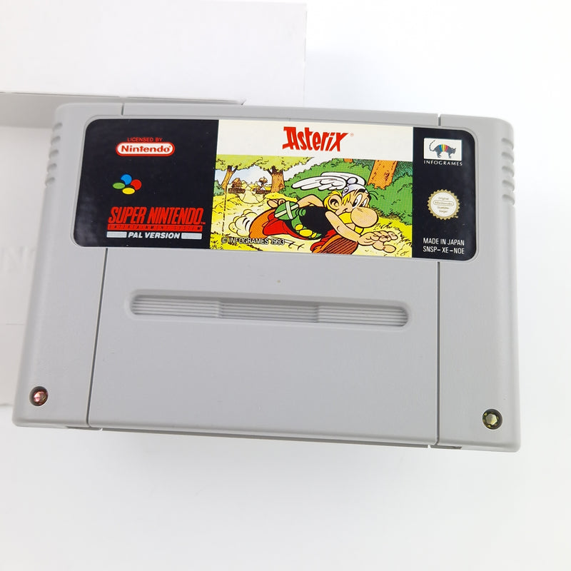 Super Nintendo Spiel : Asterix - SNES Modul OVP Anleitung | PAL Game