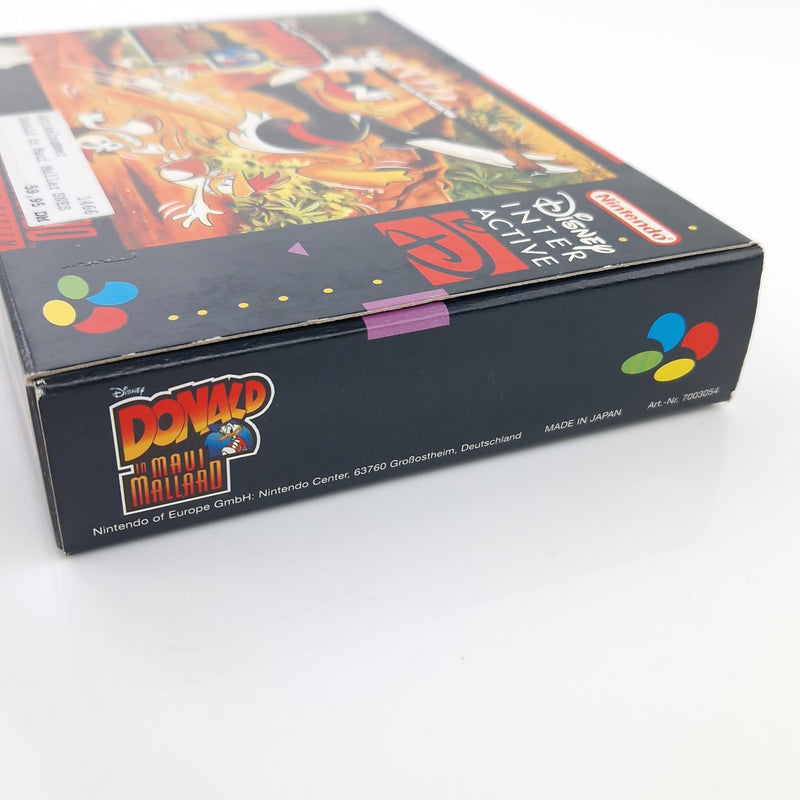 Super Nintendo Spiel : Donald in Maui Mallard - SNES Modul OVP Anleitung PAL