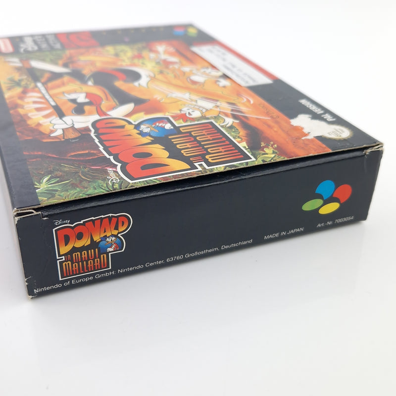 Super Nintendo Spiel : Donald in Maui Mallard - SNES Modul OVP Anleitung PAL