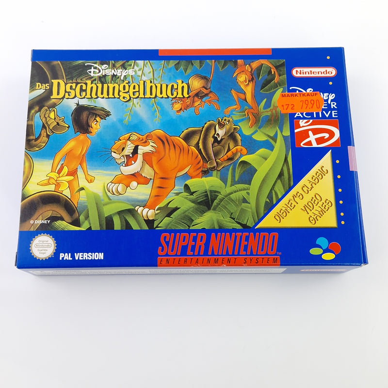 Super Nintendo Spiel : Disneys das Dschungelbuch - SNES Modul OVP Anleitung PAL