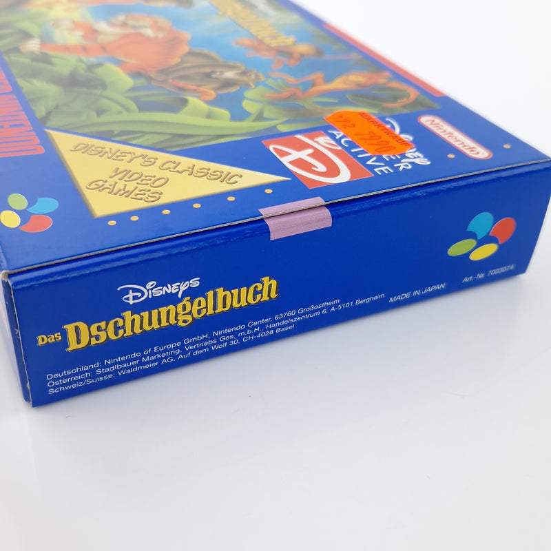 Super Nintendo Spiel : Disneys das Dschungelbuch - SNES Modul OVP Anleitung PAL