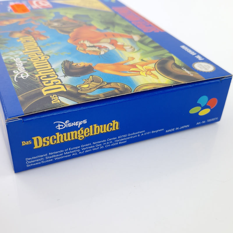 Super Nintendo Spiel : Disneys das Dschungelbuch - SNES Modul OVP Anleitung PAL