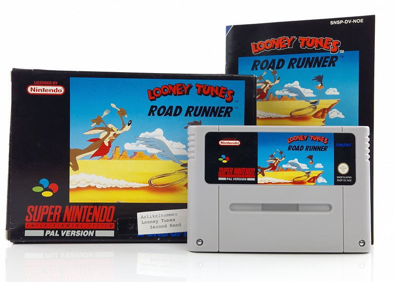 Super Nintendo Spiel : Looney Tunes Road Runner - SNES Modul OVP Anleitung PAL