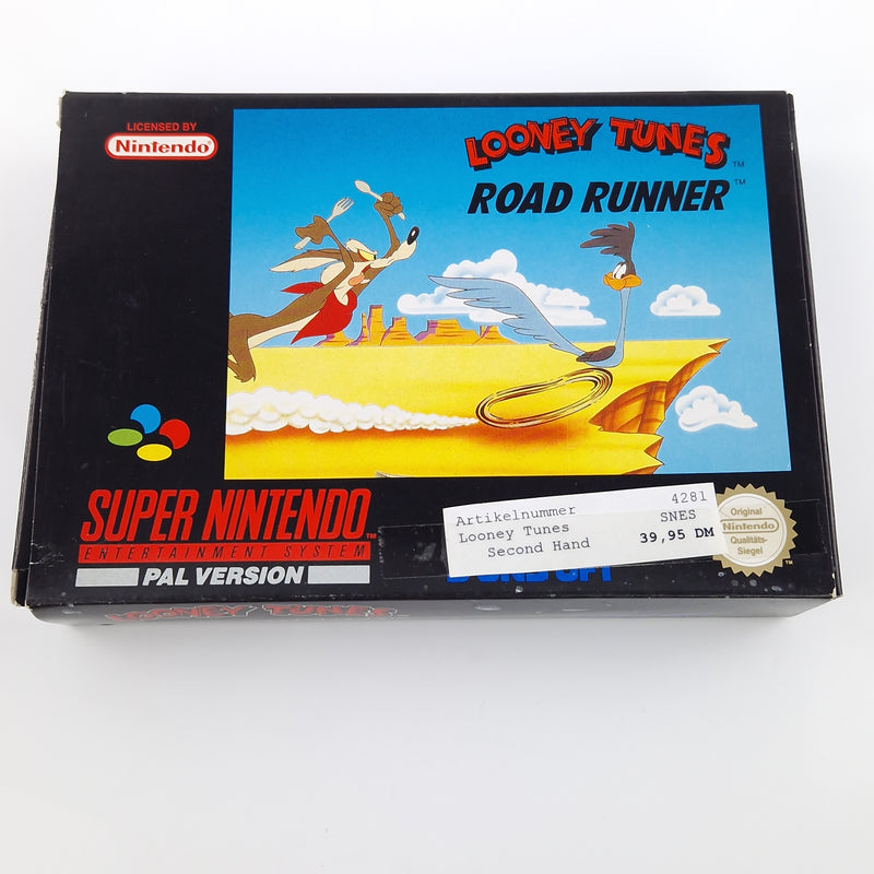 Super Nintendo Spiel : Looney Tunes Road Runner - SNES Modul OVP Anleitung PAL