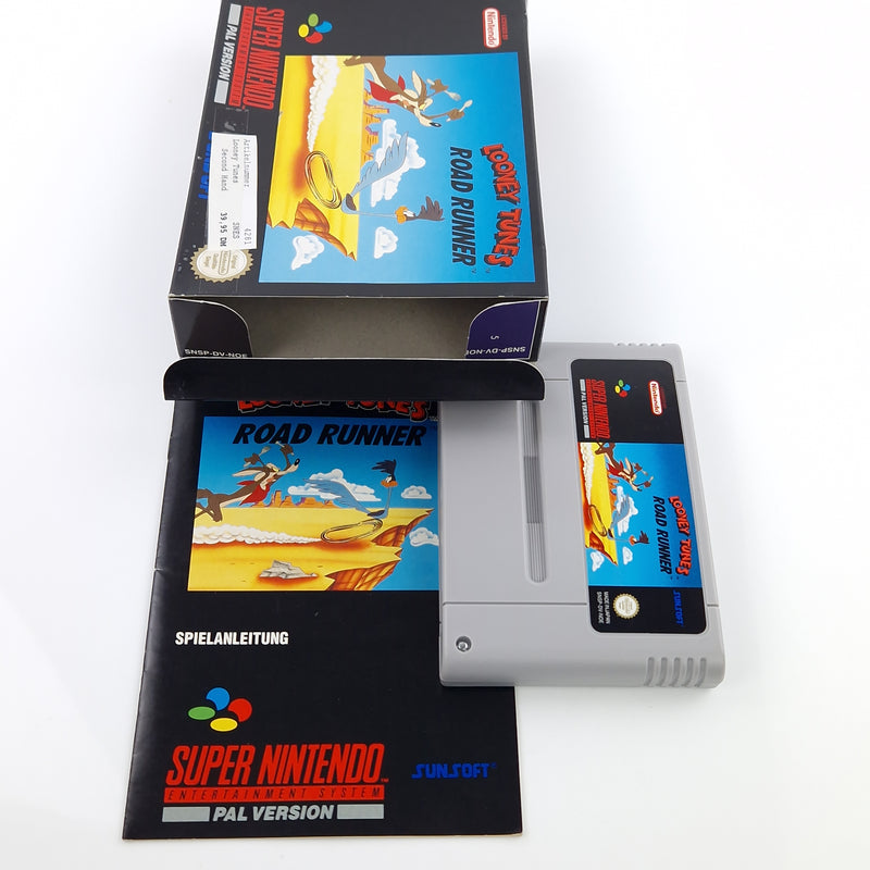 Super Nintendo Spiel : Looney Tunes Road Runner - SNES Modul OVP Anleitung PAL