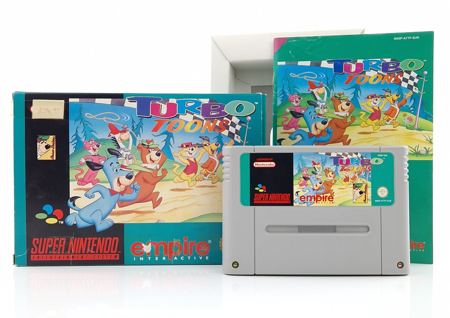 Super Nintendo Spiel : Turbo Toons - SNES Modul OVP Anleitung PAL