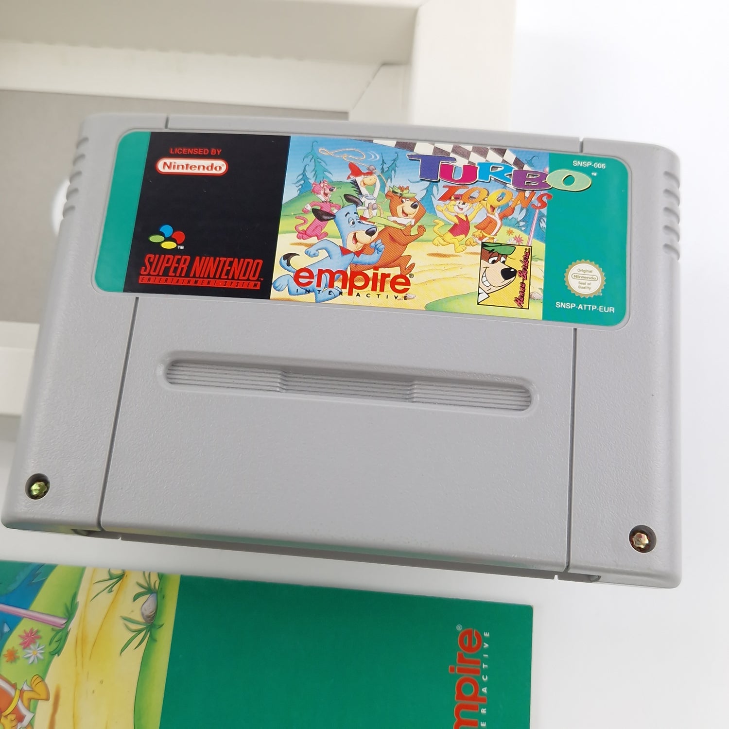 Super Nintendo Spiel : Turbo Toons - SNES Modul OVP Anleitung PAL