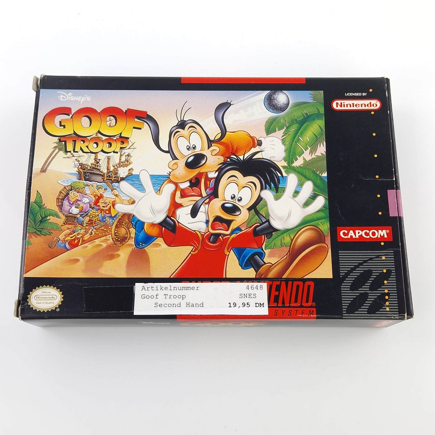 Super Nintendo Spiel : Disneys Goof Troop - Goofy & Max SNES Game NTSC-U/C USA