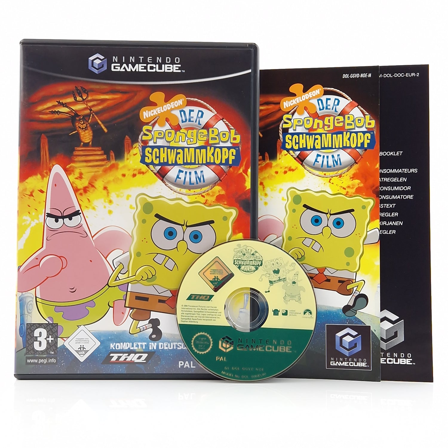 Nintendo Gamecube Spiel : Spongebob Schwammkopf Der Film - GC OVP dt. PAL