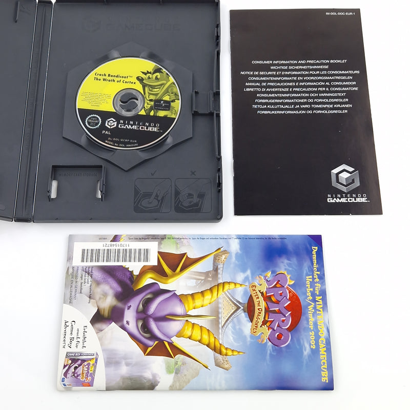 Nintendo Gamecube Spiel : Crash Bandicoot Der Zorn des Cortex - GC OVP dt. PAL