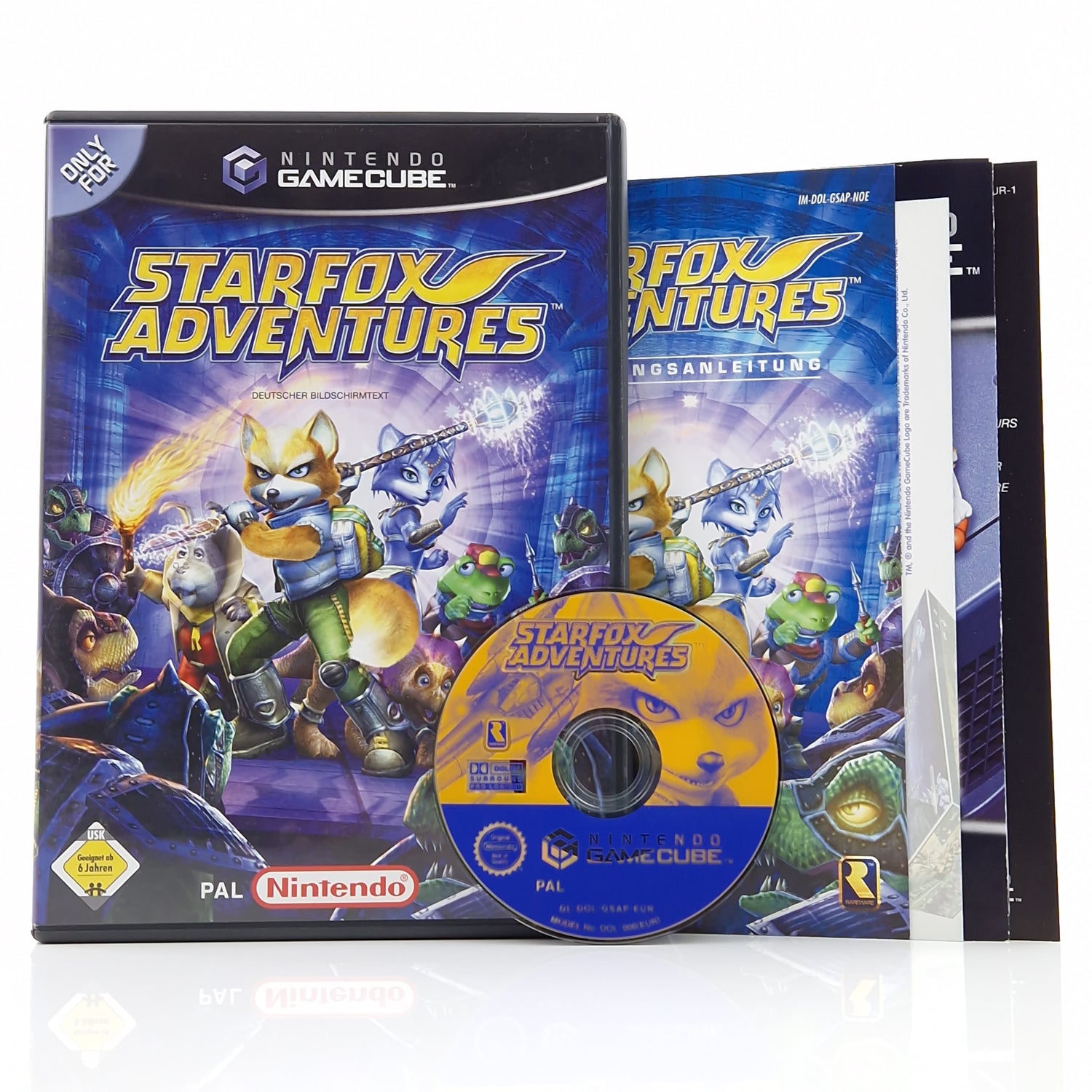 Nintendo Gamecube Spiel : Starfox Adventures - GC OVP dt. PAL