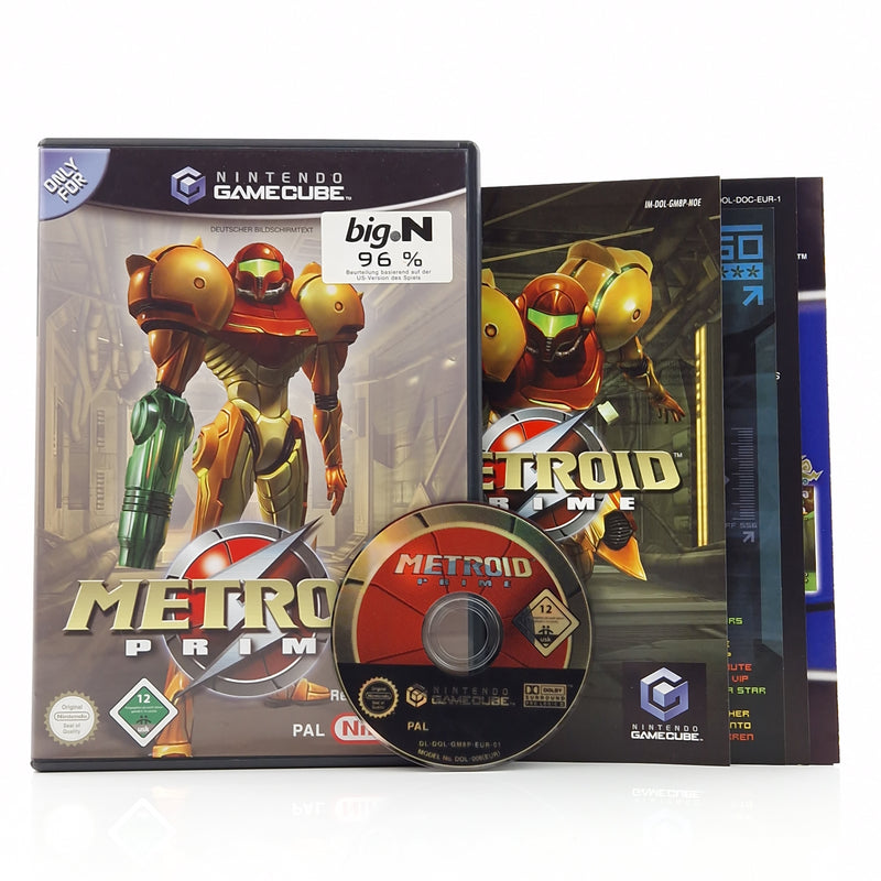 Nintendo Gamecube Spiel : Metroid Prime - GC OVP dt. PAL Samus Aran