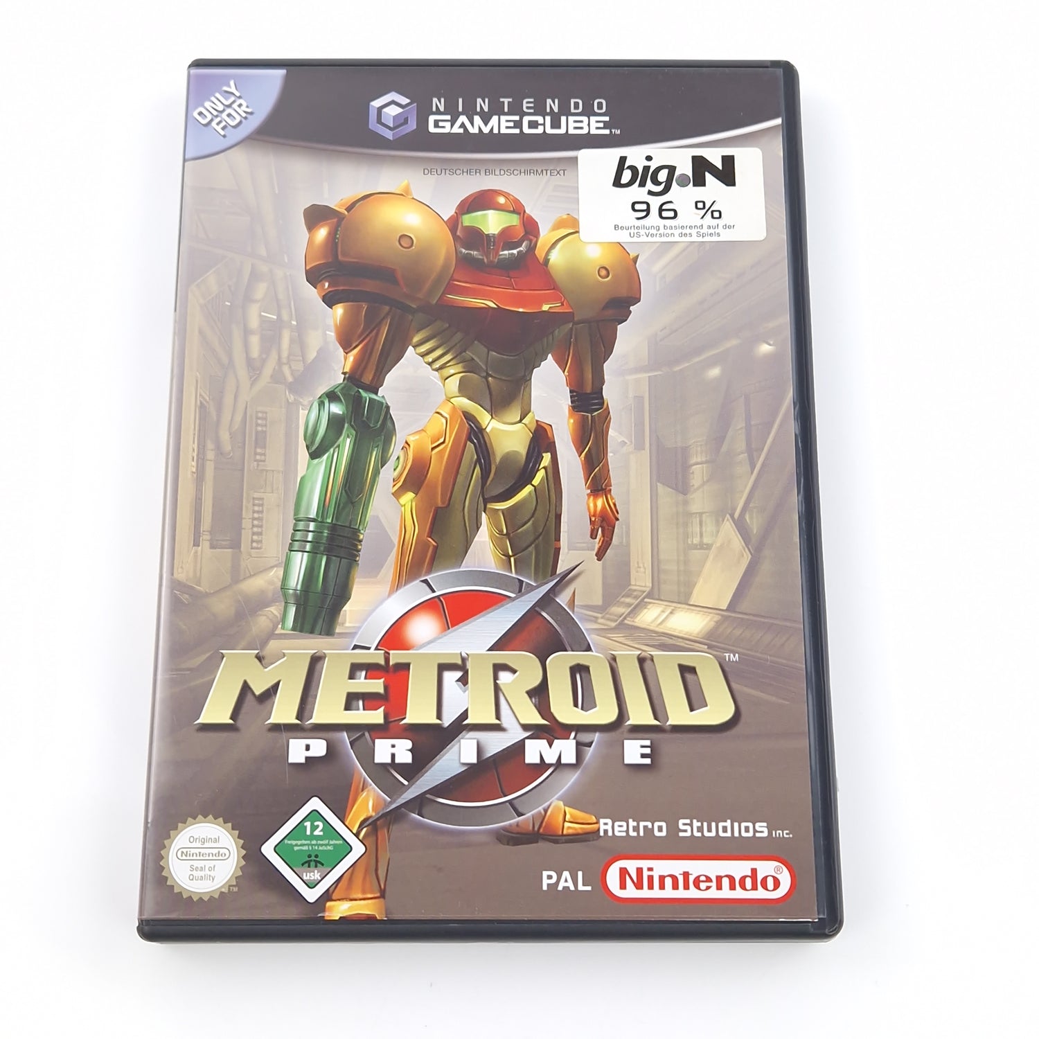 Nintendo Gamecube Spiel : Metroid Prime - GC OVP dt. PAL Samus Aran