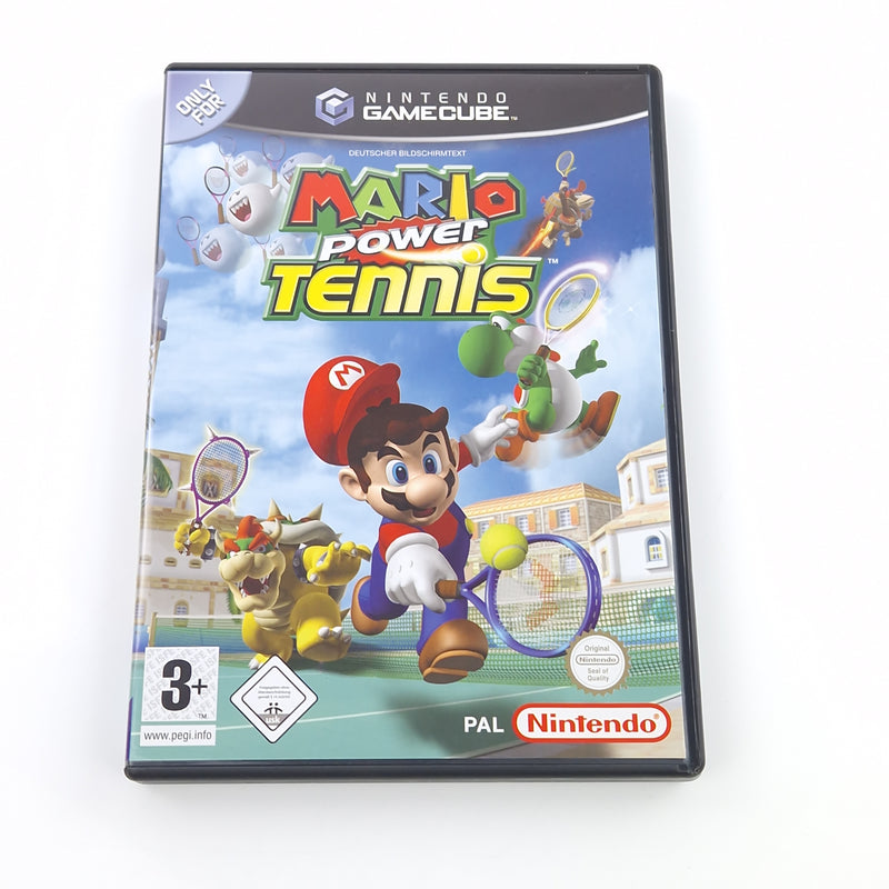 Nintendo Gamecube Spiel : Mario Power Tennis - GC OVP VIP Code dt. PAL