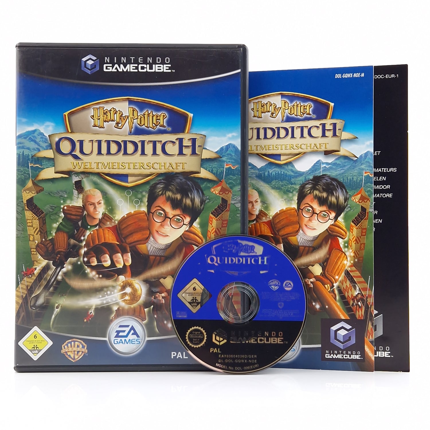 Nintendo Gamecube Spiel : Harry Potter Quidditch Weltmeisterschaft - GC OVP PAL