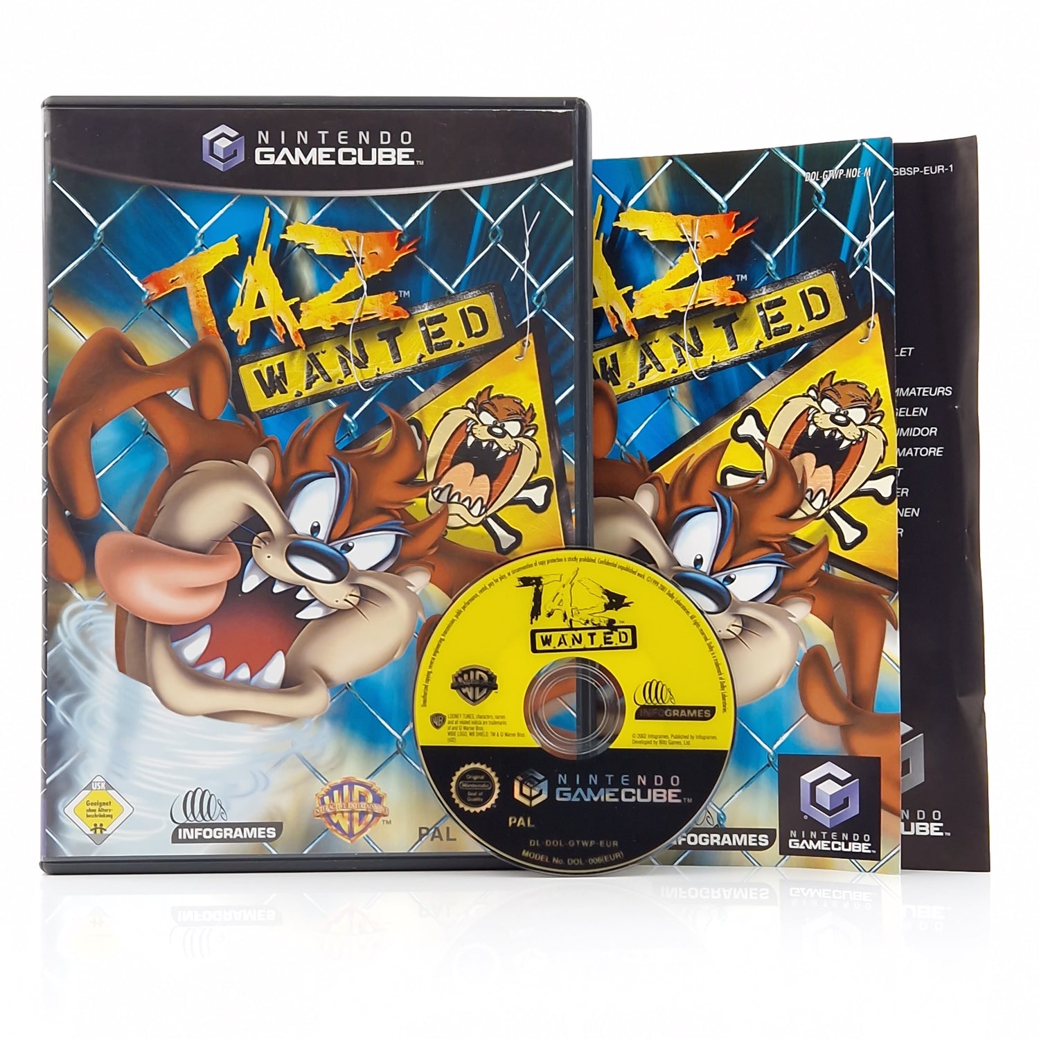 Nintendo Gamecube Spiel : TAZ Wanted - GC OVP dt. PAL Version