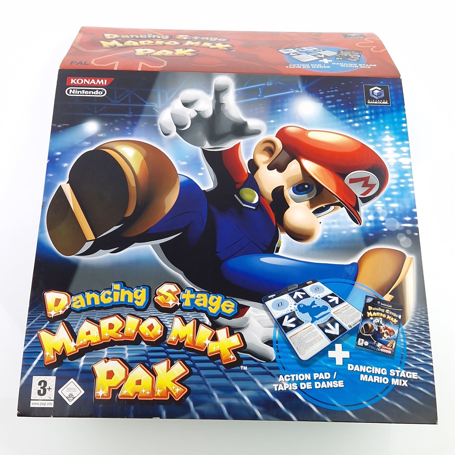 Nintendo Gamecube Spiel : Dancing Stage Mario Mix Pak - Spiel Tanzmatte OVP PAL