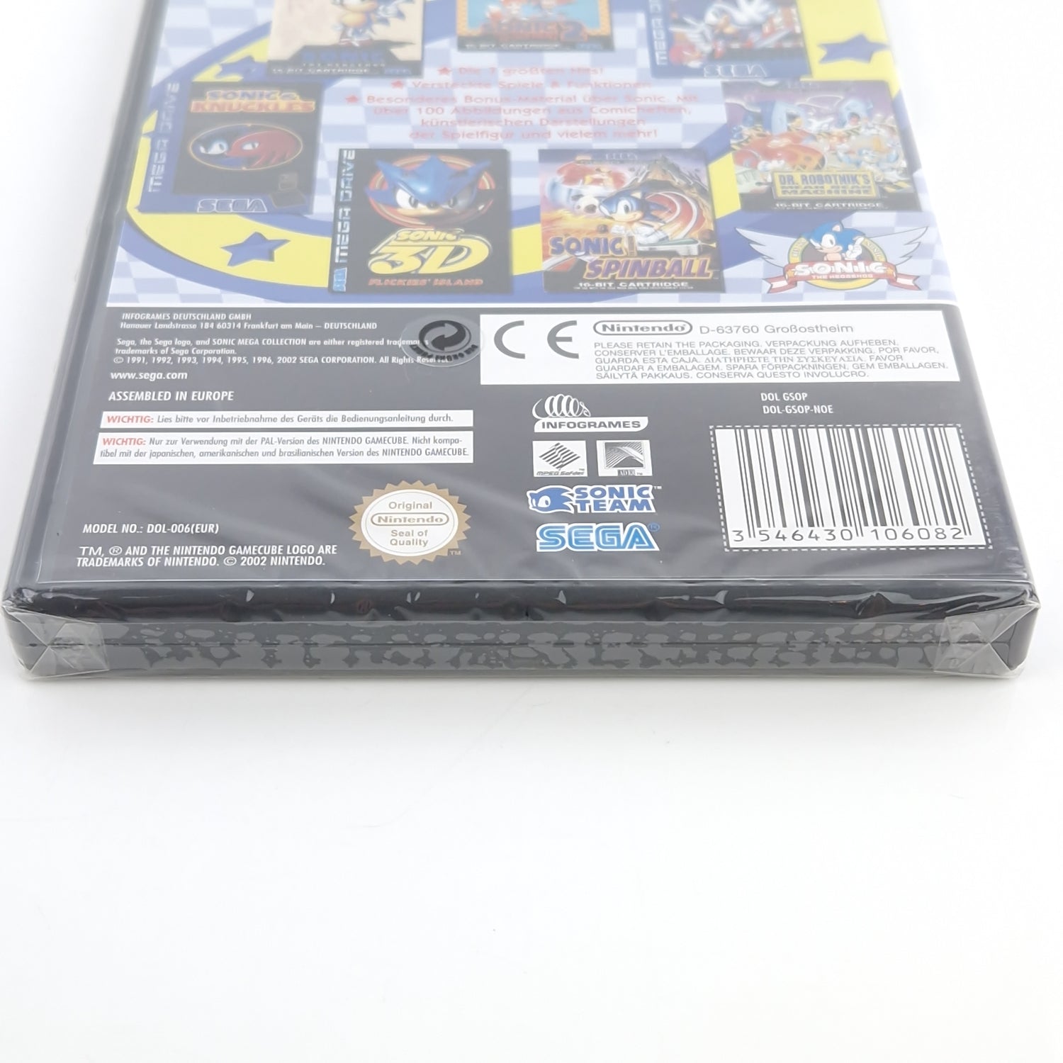 Nintendo Gamecube Spiel : Sonic Mega Collection - NEU NEW SEALED / dt. PAL