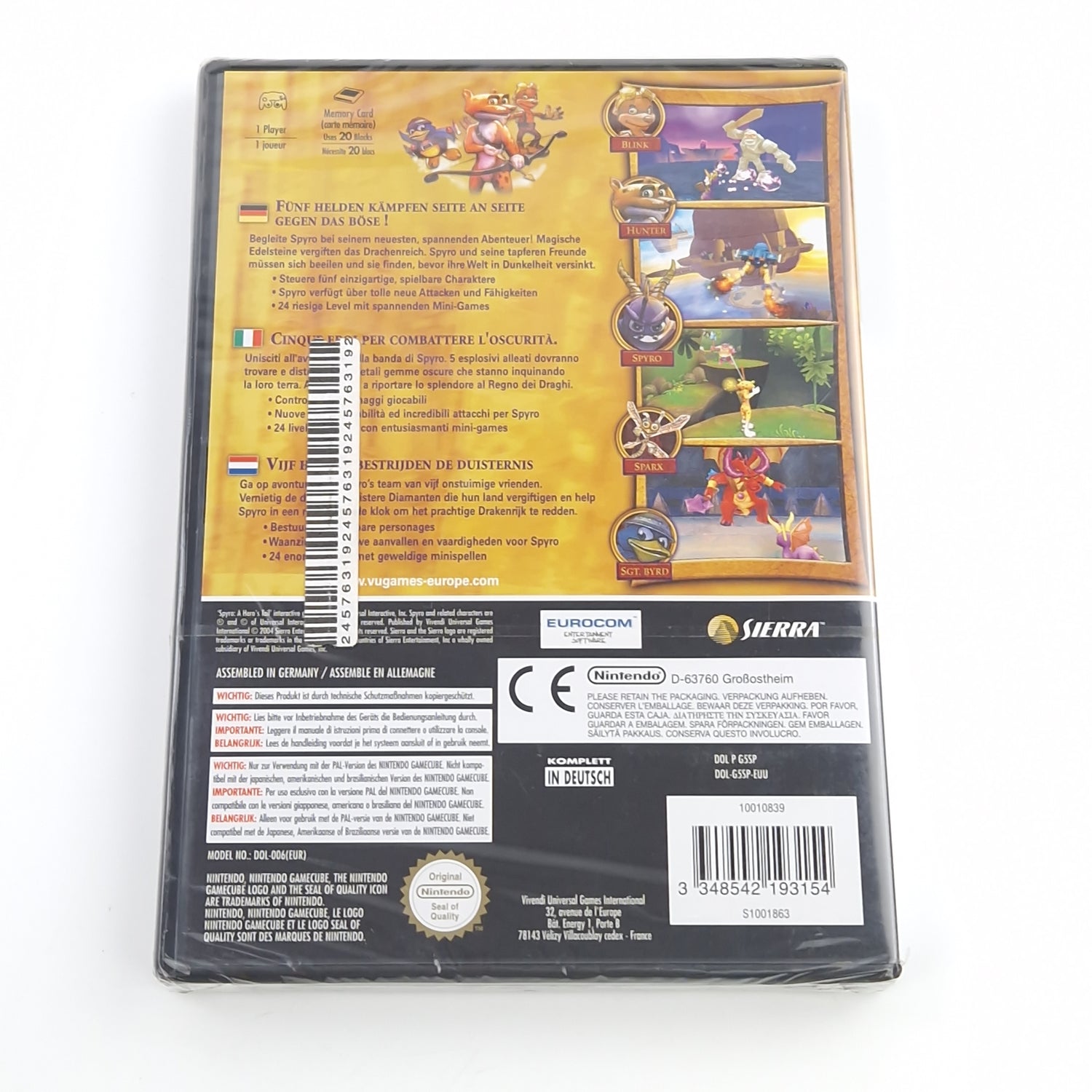 Nintendo Gamecube Spiel : Spyro A Heros Tail - NEU NEW SEALED / PAL