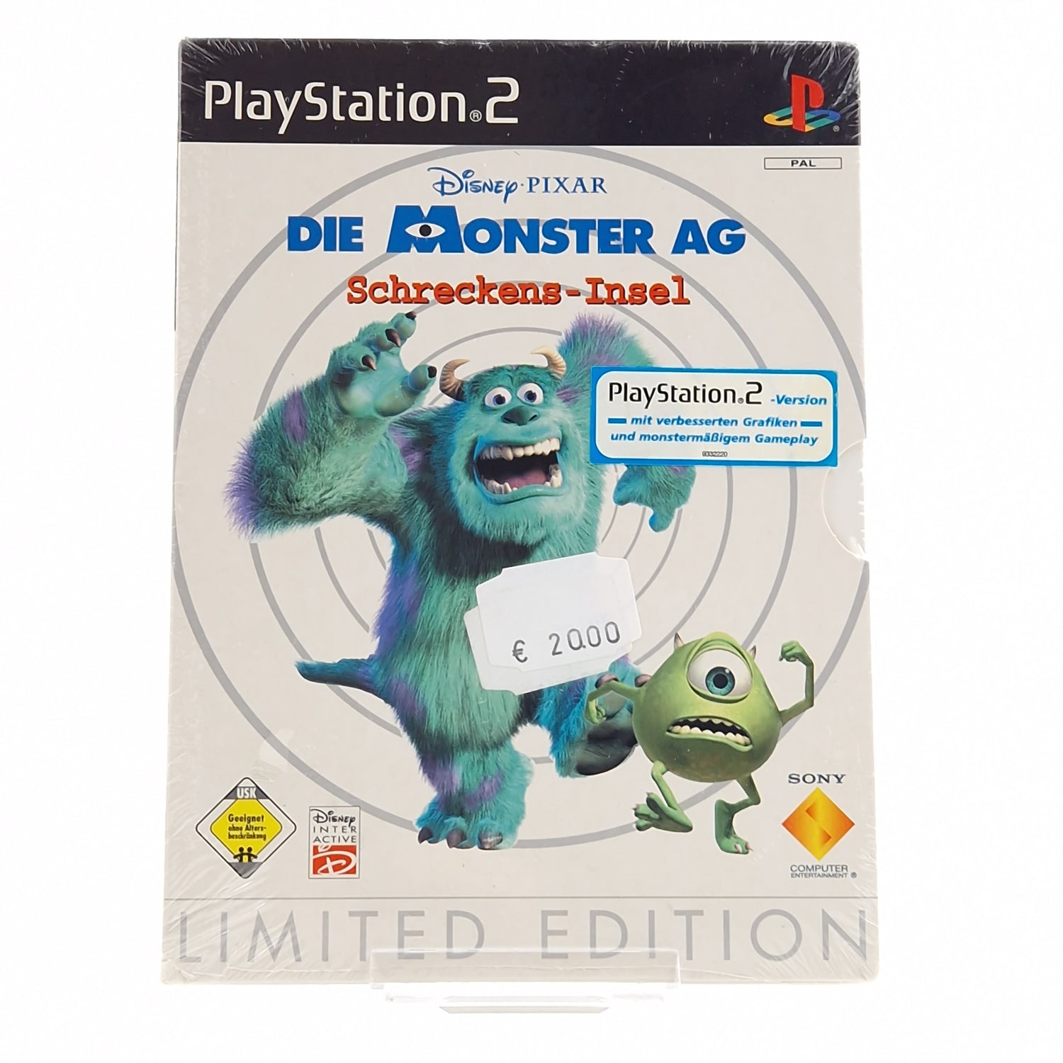 Playstation 2 Spiel : Die Monster AG Schreckens-Insel Limited Edition - NEU OVP