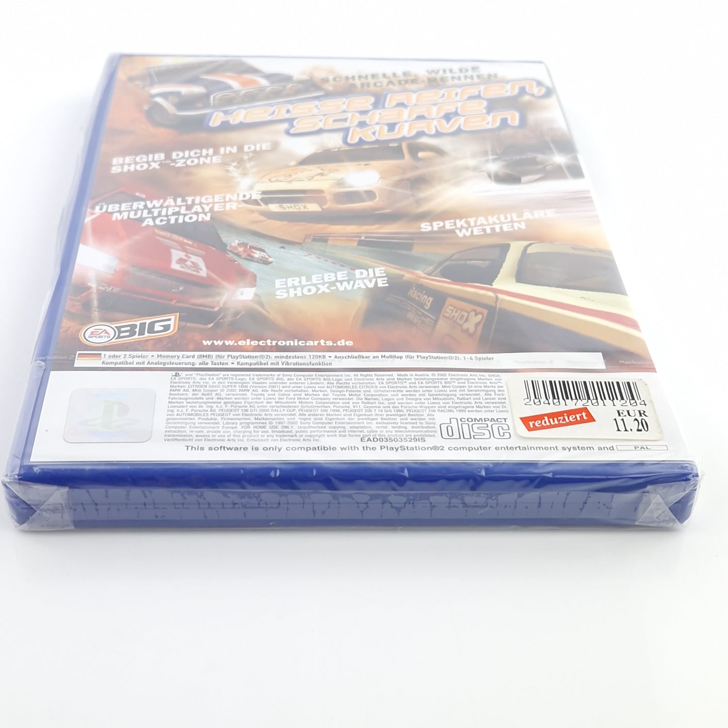 Playstation 2 Spiel : Shox Rally Reinvented - PS2 Factory SEALED NEU NEW OVP