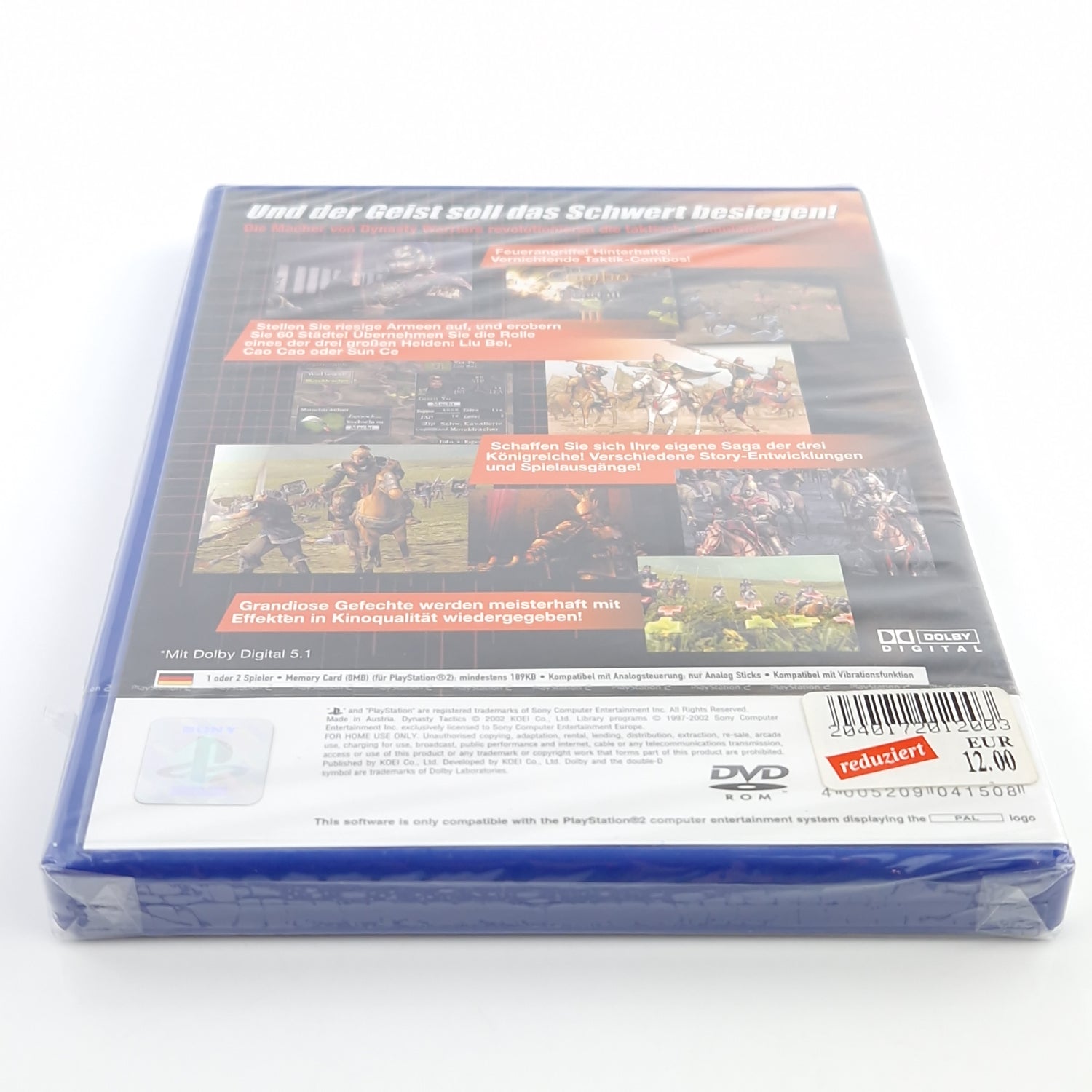 Playstation 2 Spiel : Dynasty Tactics - PS2 Factory SEALED NEU NEW OVP