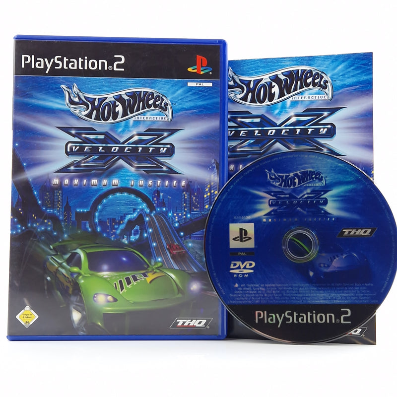 Playstation 2 Spiel : Hot Wheels Velocity Maximum Justice - SONY PS2 OVP / PAL