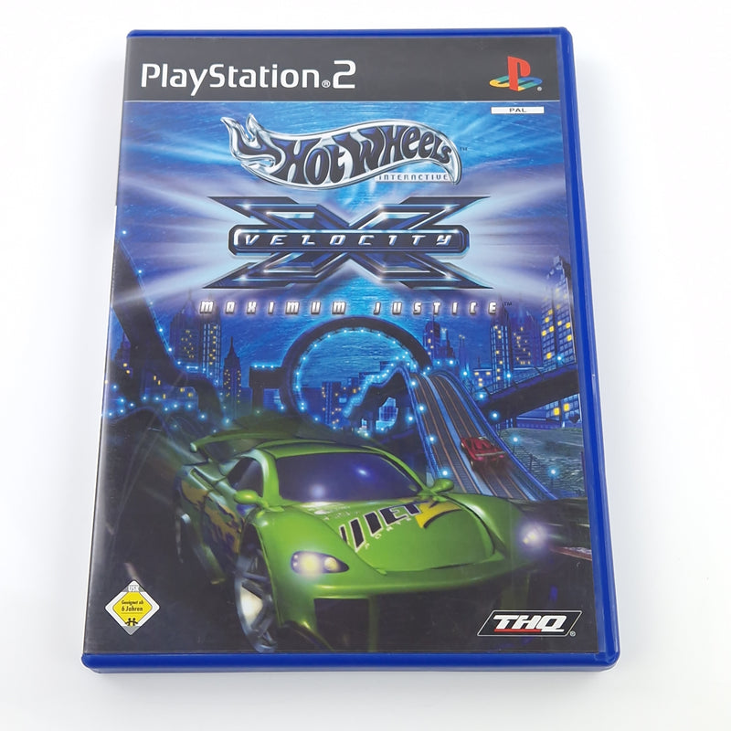 Playstation 2 Spiel : Hot Wheels Velocity Maximum Justice - SONY PS2 OVP / PAL