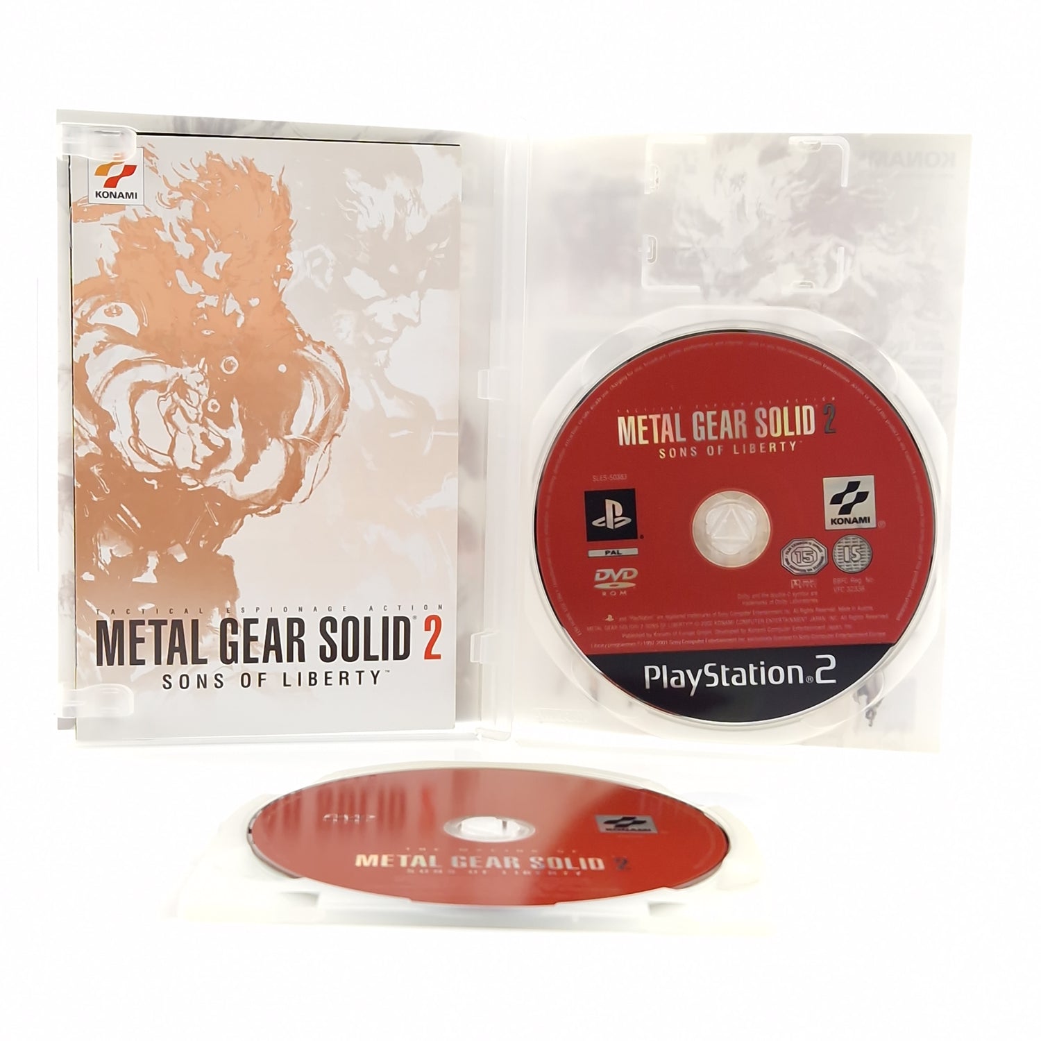 Playstation 2 Spiel : Metal Gear Solid 2 Sons of Liberty - SONY PS2 OVP