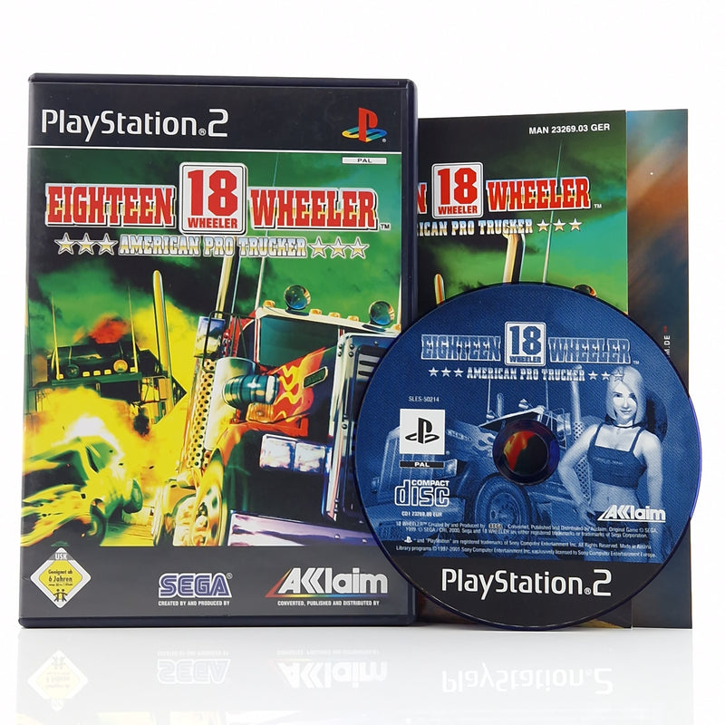 Playstation 2 Spiel : Eighteen Wheeler 18 - SONY PS2 CD Anleitung OVP PAL