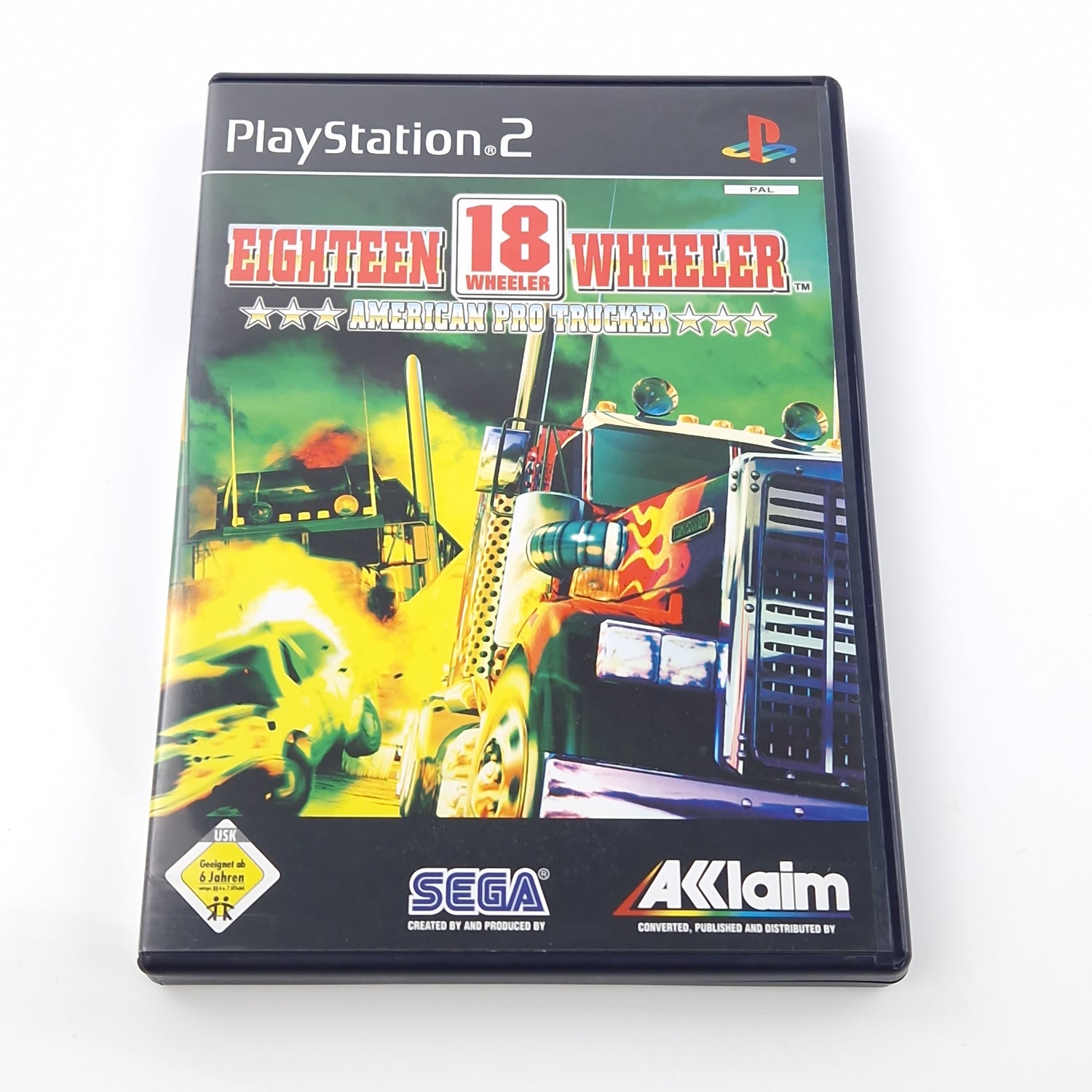 Playstation 2 Spiel : Eighteen Wheeler 18 - SONY PS2 CD Anleitung OVP PAL