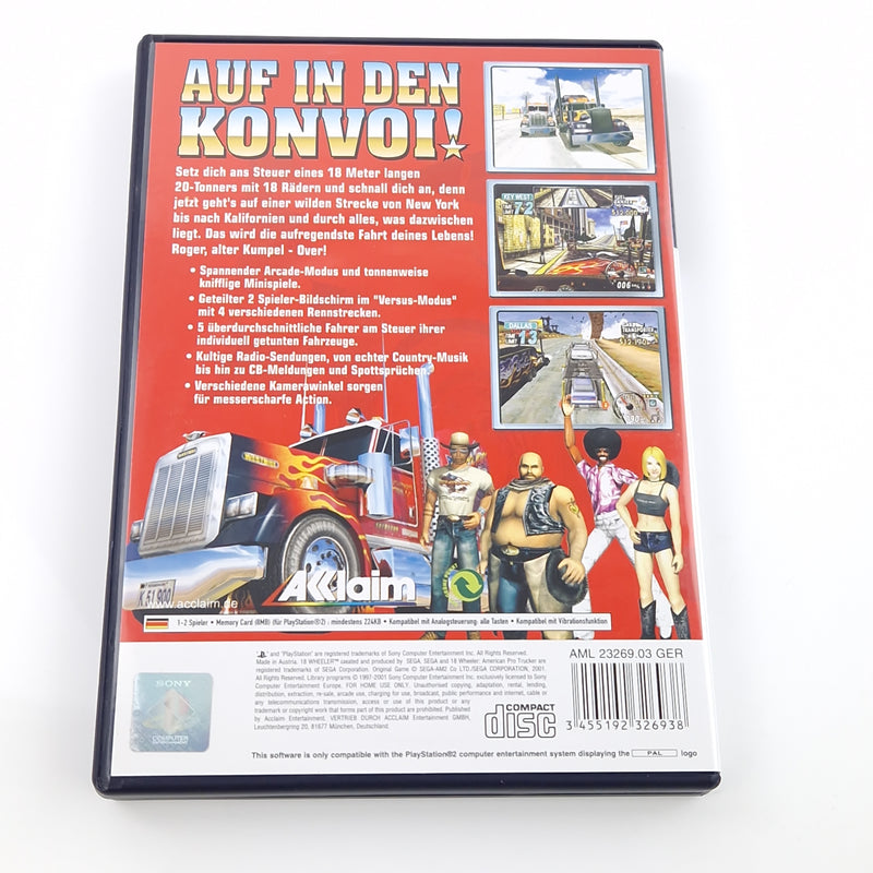 Playstation 2 Spiel : Eighteen Wheeler 18 - SONY PS2 CD Anleitung OVP PAL