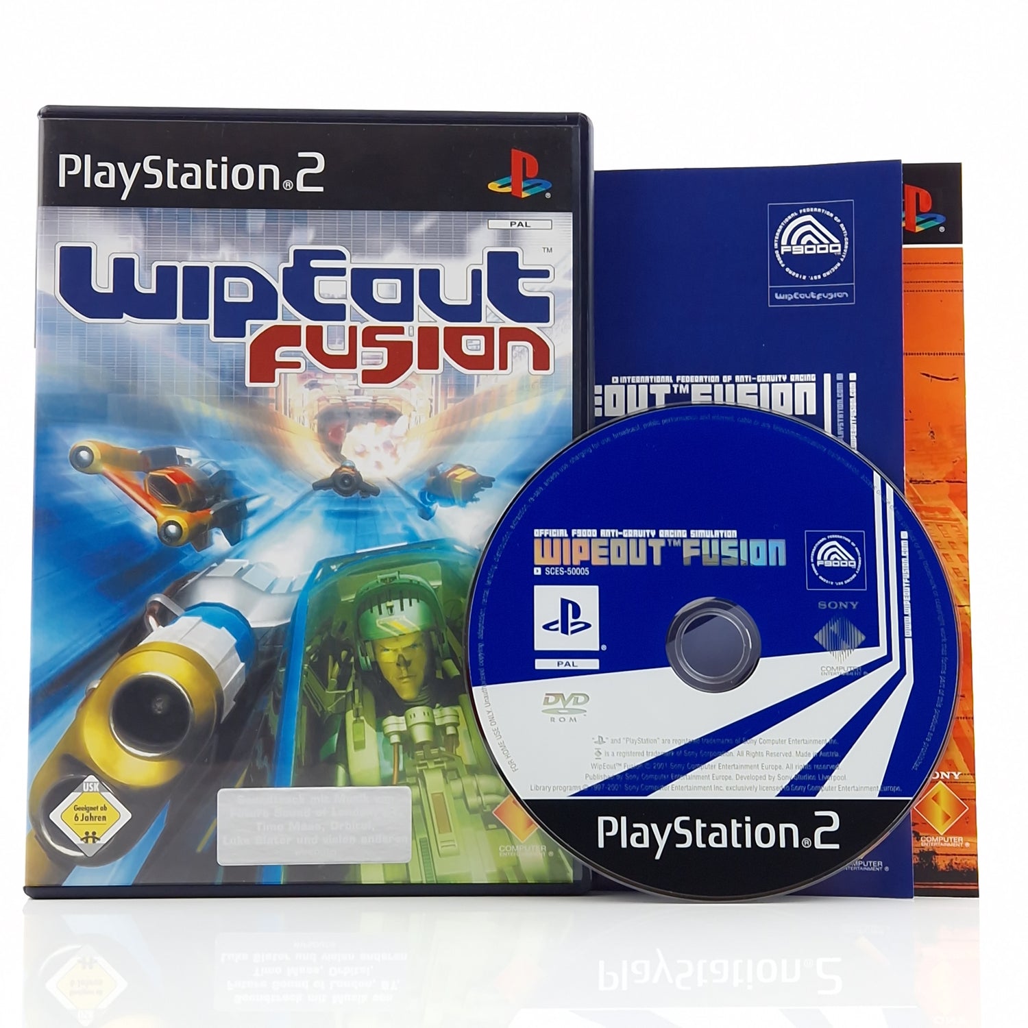 Playstation 2 Spiel : Wipeout Fusion - SONY PS2 CD Anleitung OVP PAL