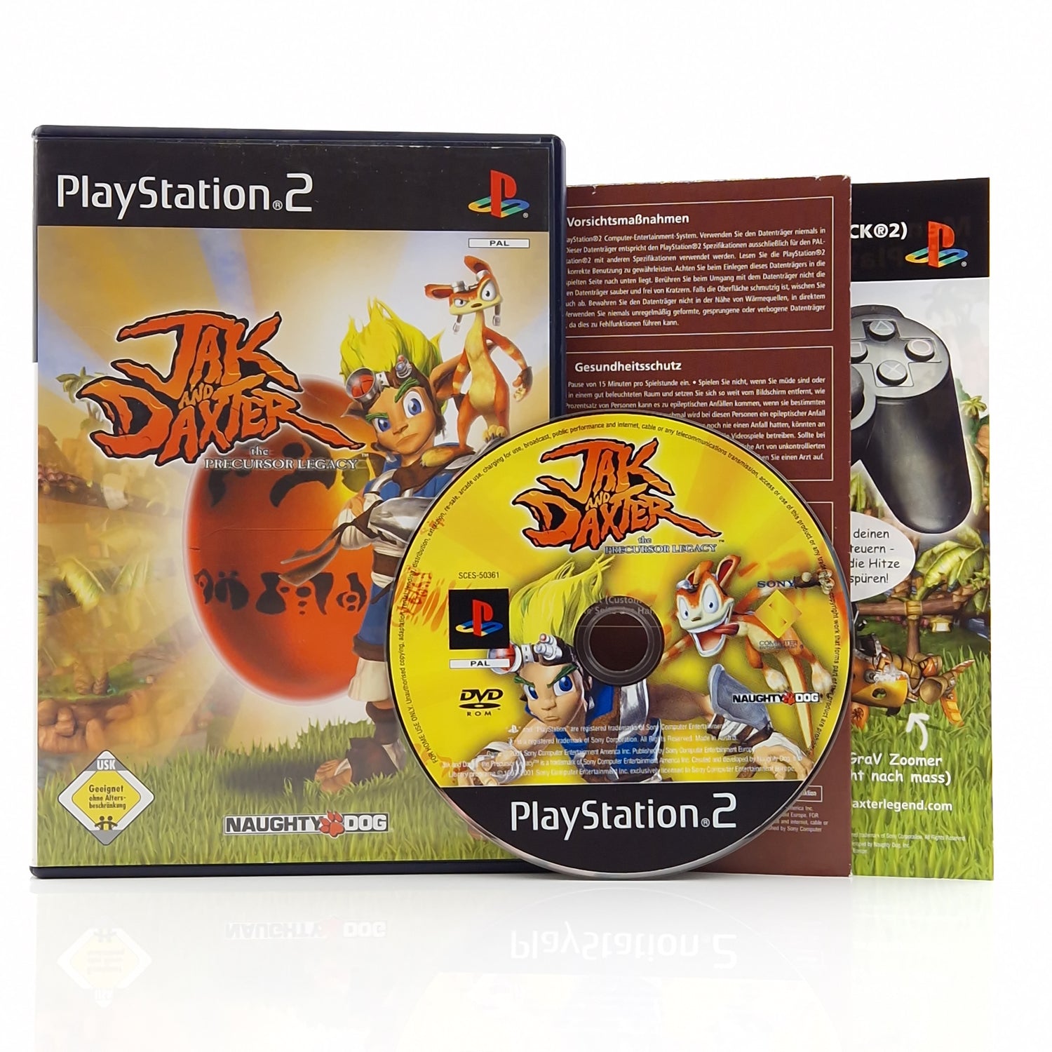 Playstation 2 Spiel : Jak and Daxter The Precursor Legacy - Sony PS2 OVP