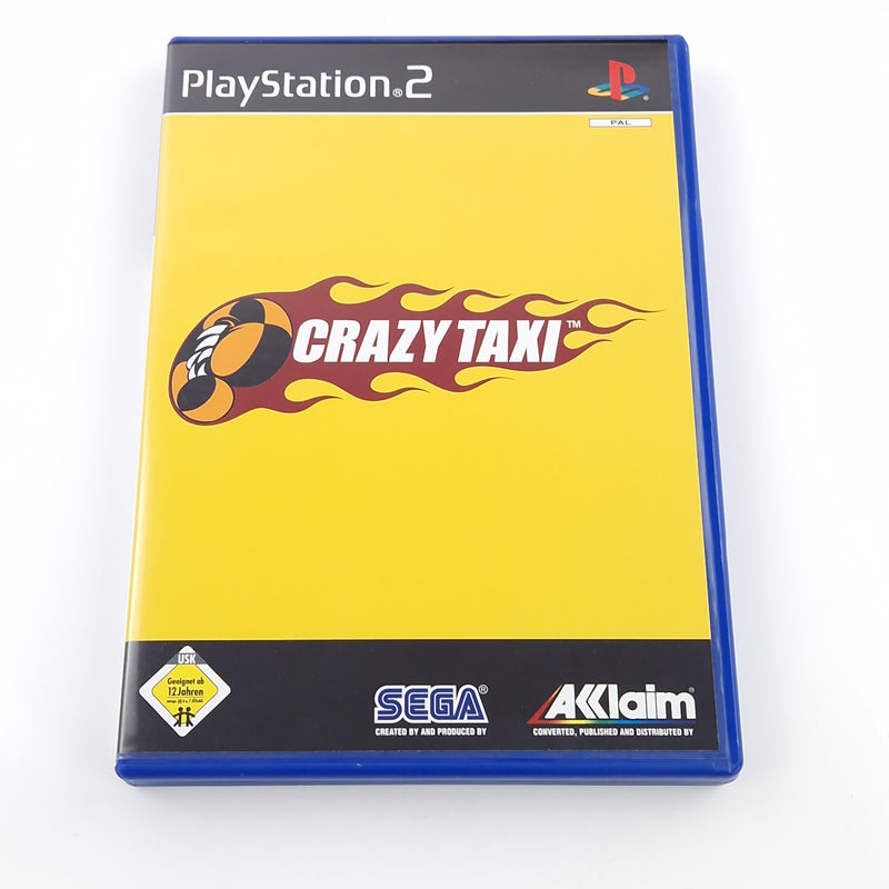 Playstation 2 Spiel : Crazy Taxi - Sony PS2 CD Anleitung OVP / dt. PAL Game