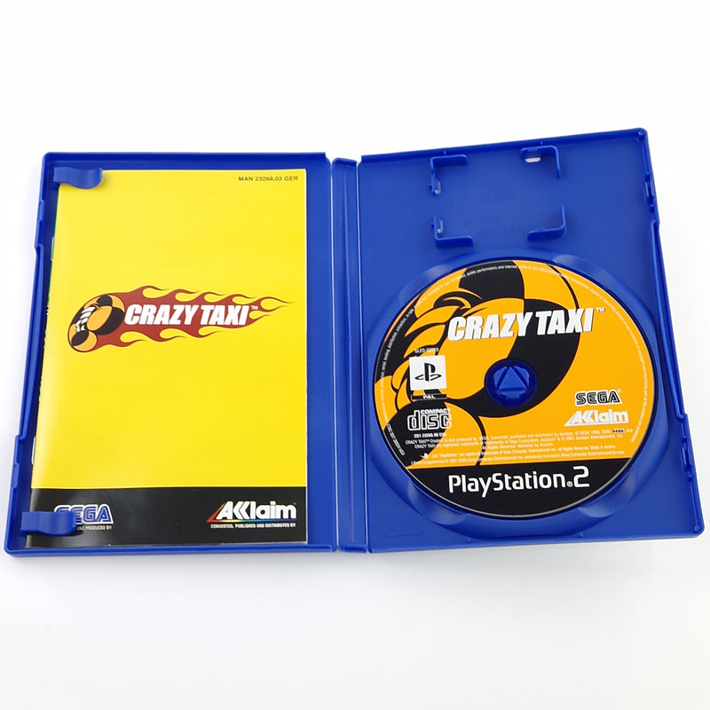 Playstation 2 Spiel : Crazy Taxi - Sony PS2 CD Anleitung OVP / dt. PAL Game