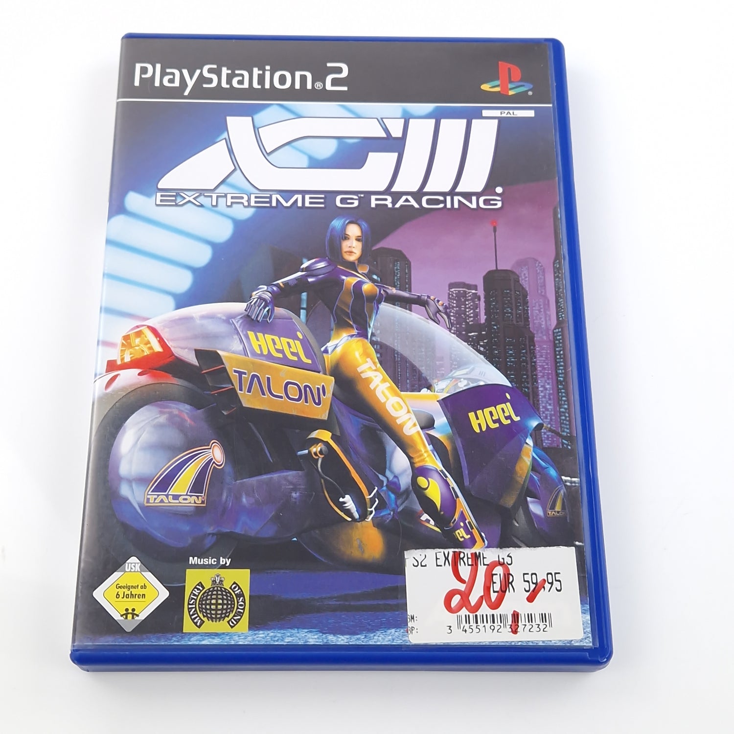 Playstation 2 Spiel : XG3 Extreme G Racing - Sony PS2 CD Anleitung OVP / dt. PAL