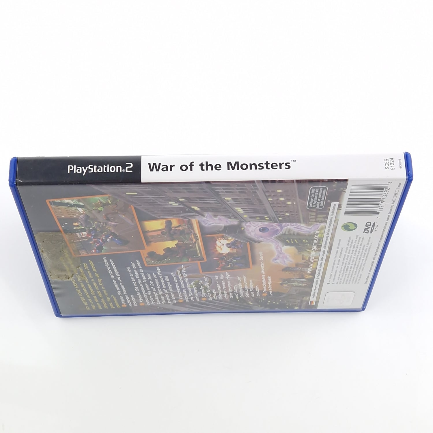 Playstation 2 Spiel : War of the Monsters - Sony PS2 CD Anleitung OVP / dt. PAL