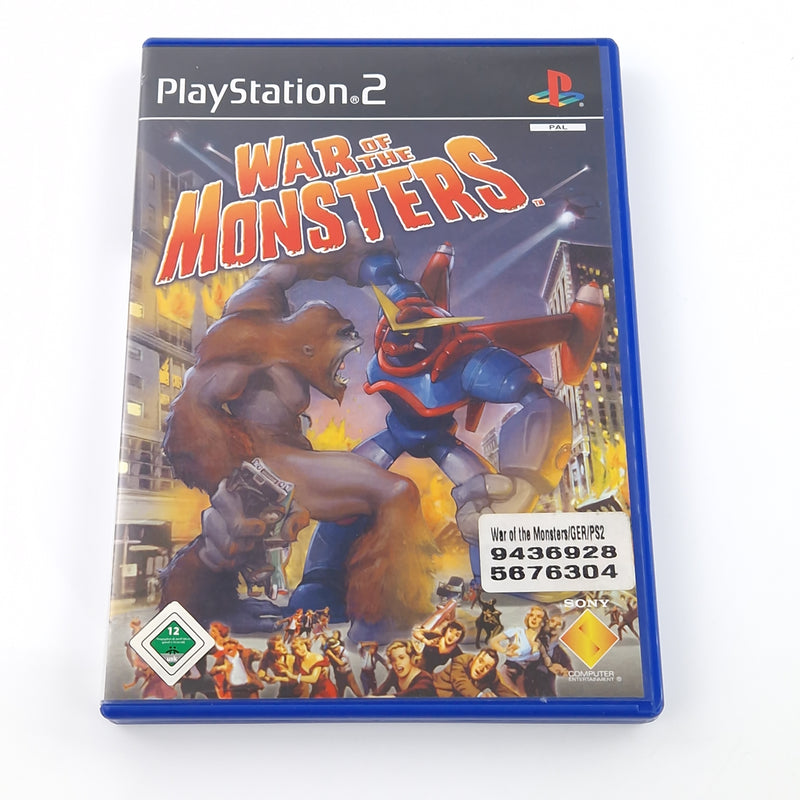 Playstation 2 Spiel : War of the Monsters - Sony PS2 CD Anleitung OVP / dt. PAL