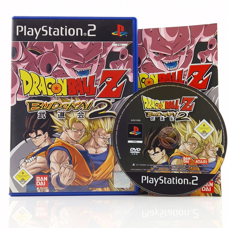 Playstation 2 Spiel : Dragonball Z Budokai 2 - Sony PS2 CD Anleitung OVP dt. PAL