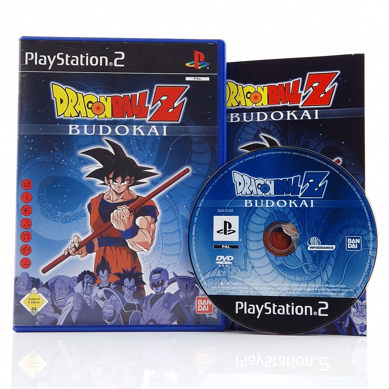 Playstation 2 Spiel : Dragonball Z Budokai - Sony PS2 CD Anleitung OVP dt. PAL