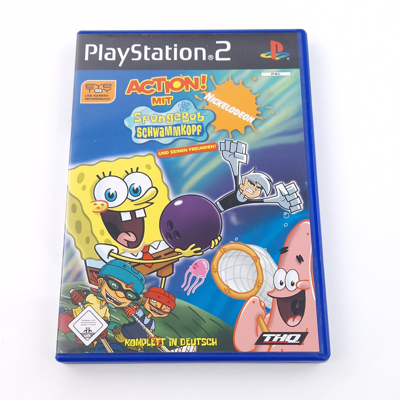 Playstation 2 Spiel : Action mit Spongebob Schwammkopf und seinen Freunden - PS2