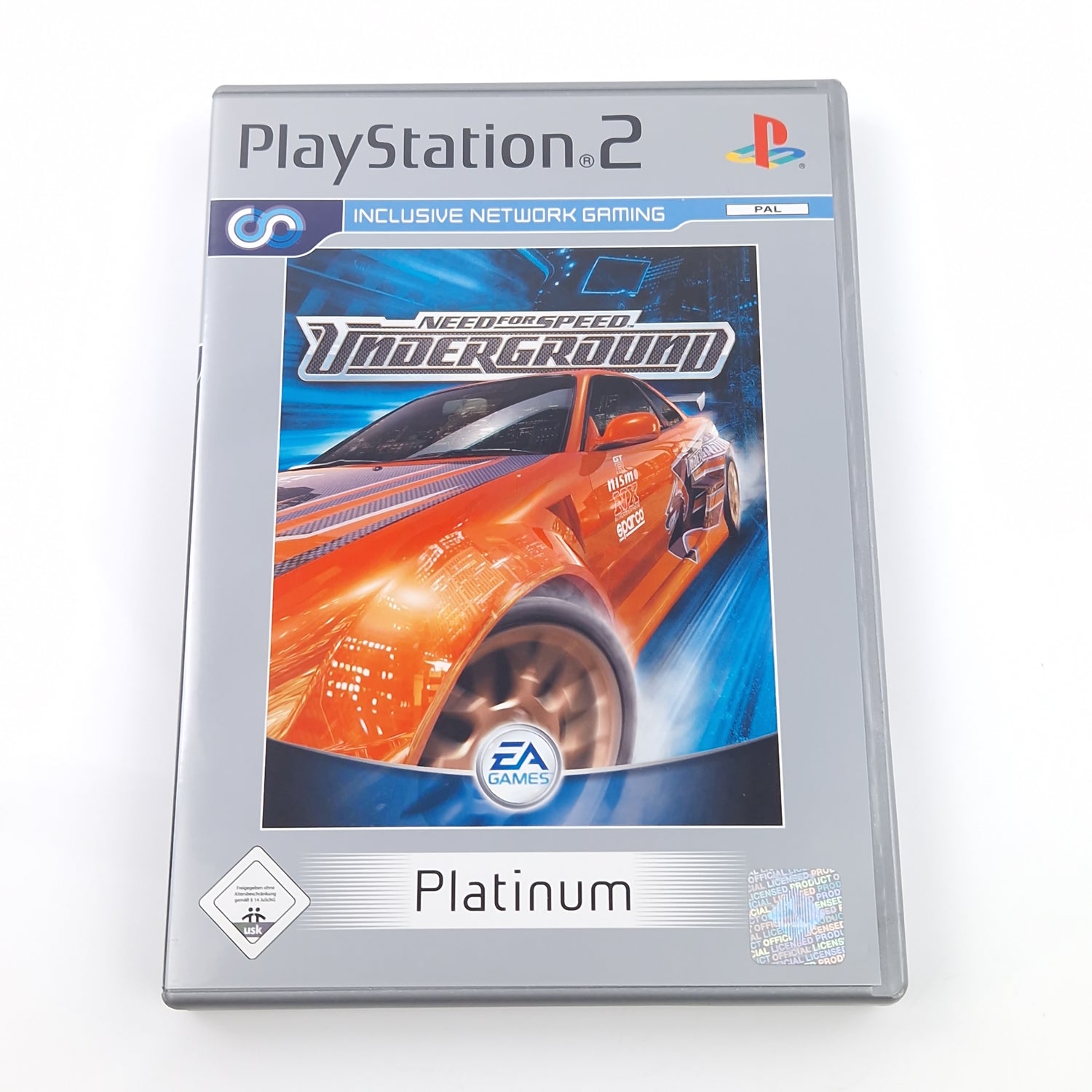 Playstation 2 Spiel : Need for Speed Underground - PS2 OVP Platinum PAL