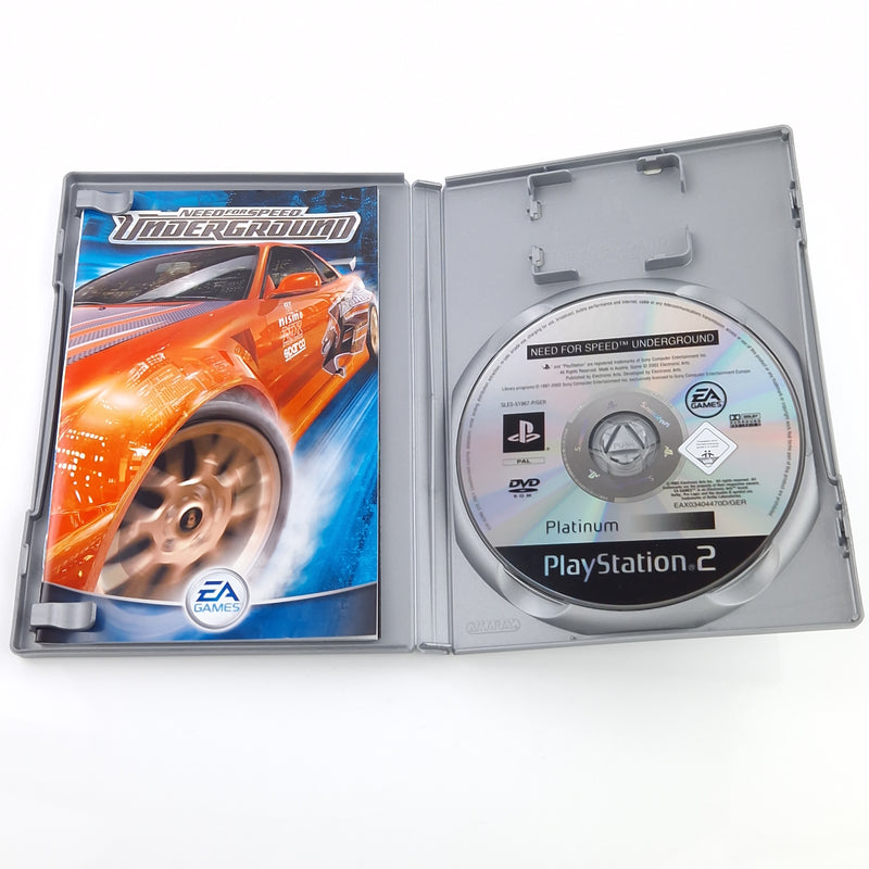 Playstation 2 Spiel : Need for Speed Underground - PS2 OVP Platinum PAL