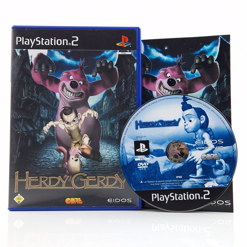 Playstation 2 Spiel : Herdy Gerdy - SONY PS2 CD Anleitung OVP PAL EIDOS