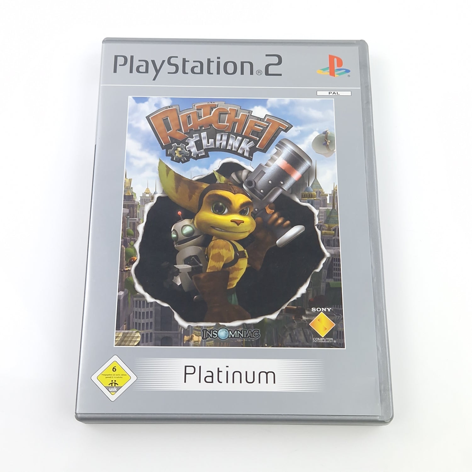 Playstation 2 Spiel : Ratchet & Clank - SONY PS2 CD Anleitung Platinum OVP / PAL