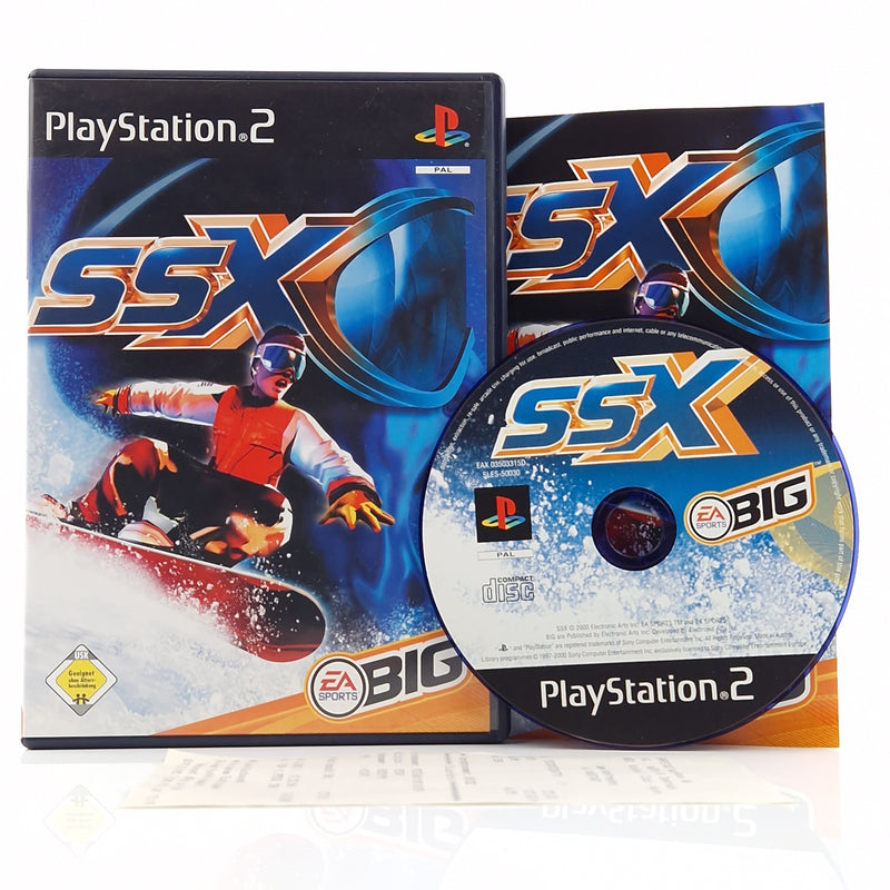 Playstation 2 Spiel : SSX Snowboarding - SONY PS2 CD Anleitung OVP PAL